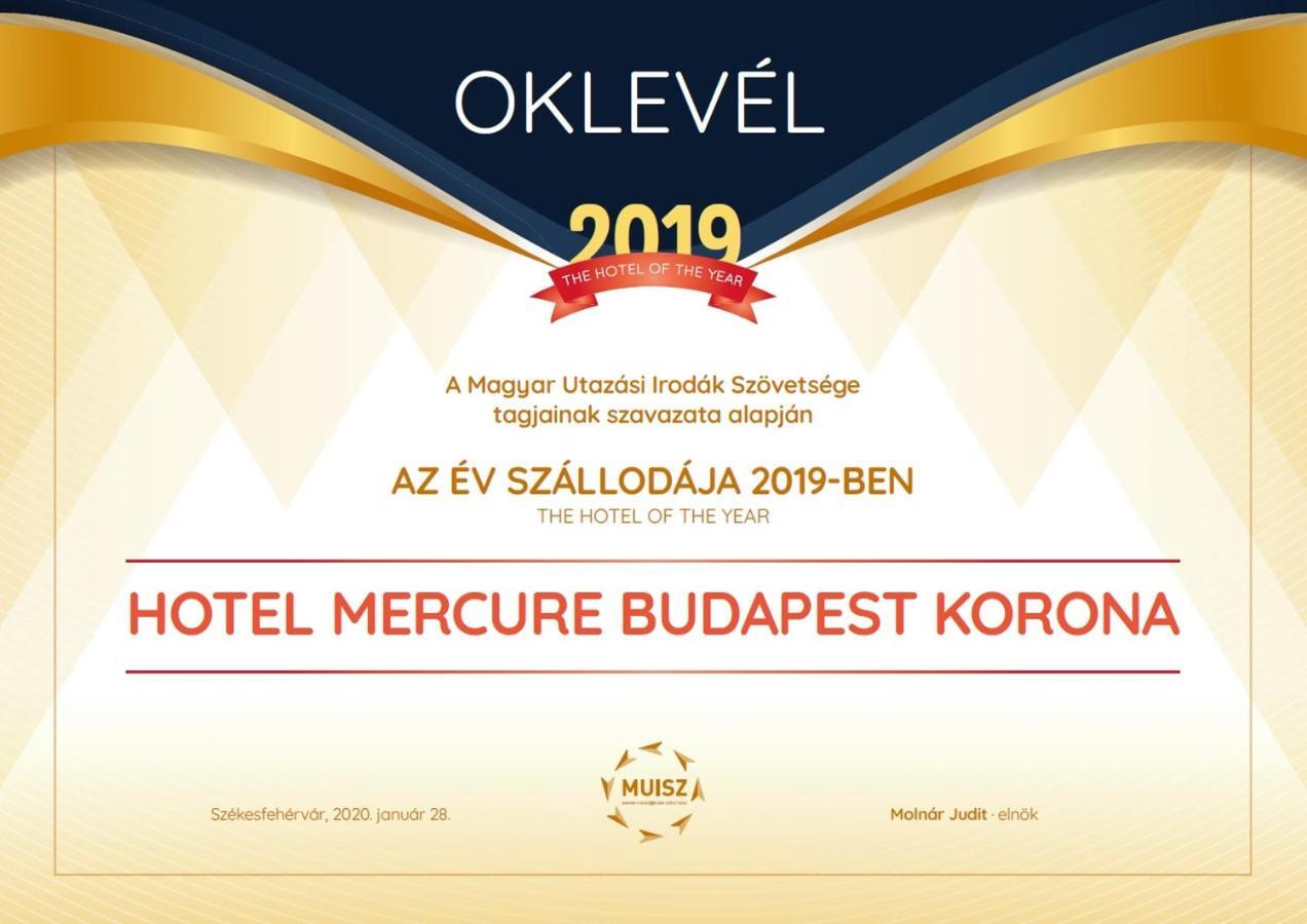 Mercure Budapest Korona Ngoại thất bức ảnh